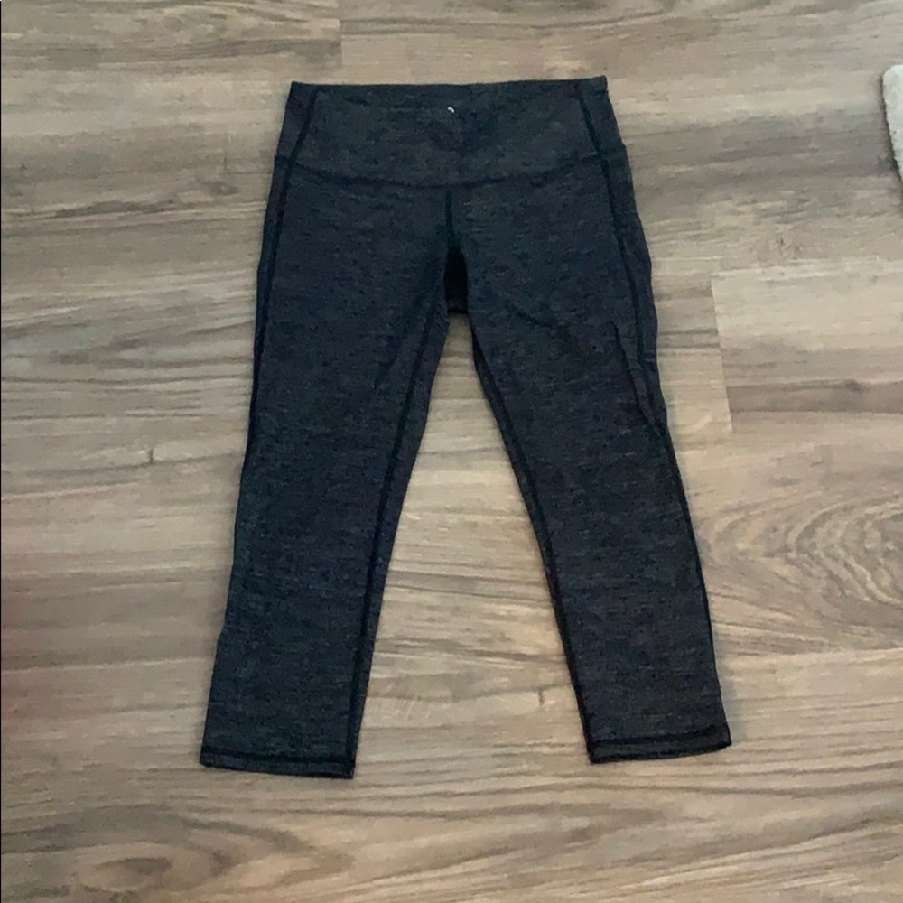 Athleta gray (w/ a little shimmer) Capri legging
